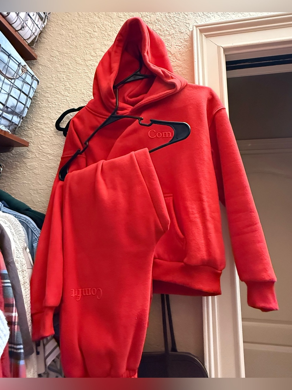 Comfrt Kids Matching Set Color- Crimson - Picture 4 of 4